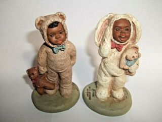 Vintage Martha Holcombe Figurine Bo 68 & Bootsie 102