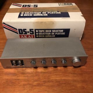 Vintage Akai Ds - 5 Tape Deck Selector Japan Exc.