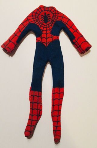 Vintage Mego Wgsh Circle Suit Spiderman Suit Only Rare Authentic Marvel