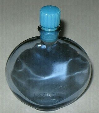Vintage Pre 1945 Lalique Worth Perfume Bottle Je Reviens 1 Oz - Open/empty - 3 "