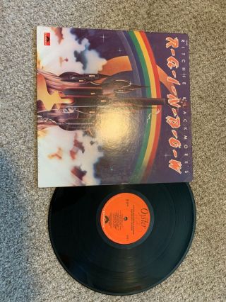 Ritchie Blackmore Rainbow Rock Record Lp Vinyl Album W/inner