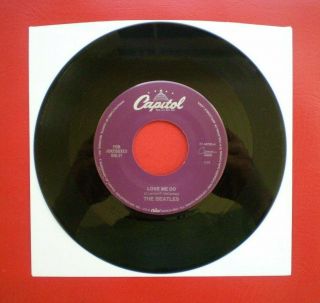 The Beatles Love Me Do Black Vinyl Juke Box 45 Mint/new Lennon/mccartney
