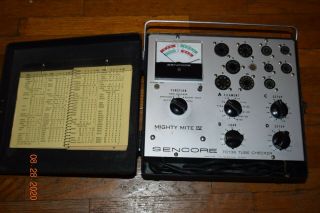 Vintage Sencore Tc 136 Mighty Mite Iv Tube Tester