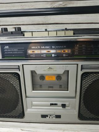 JVC RC - 646JW Vintage BOOMBOX Stereo Cassette / GHETTO BLASTER Rare Old School 3