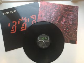 The Police - Ghost In The Machine’ Rare Near Lp 1st Press W/ Liner