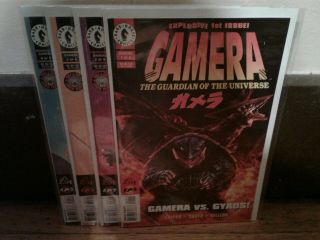 Gamera Guardian Of The Universe 1 - 4 Set 1 2 3 4 Dark Horse Comics Horror Sc - Fi