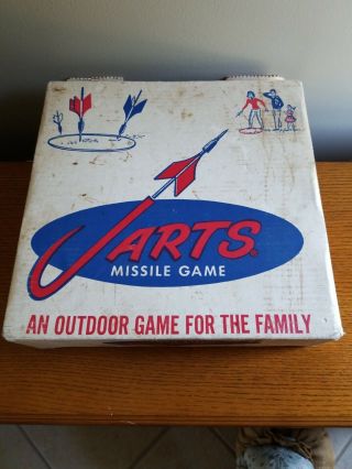 Vintage 1960s Jarts Lawn Darts Game Box Only In