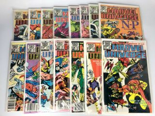 The Official Handbook Of The Marvel Universe 1 - 15 A - Z - Marvel Comics 1982