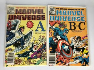 The Official Handbook Of The Marvel Universe 1 - 15 A - Z - Marvel Comics 1982 2