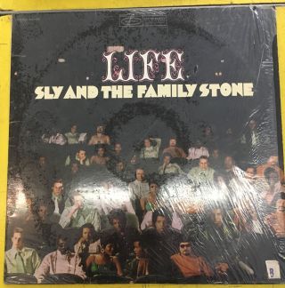 Sly & The Family Stone - Life Epic Stereo Orig In Shrink Vg,  Play Graded Lp