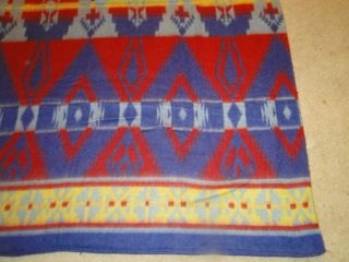 Vintage Design Blanket Beacon Cotton Camp Western Southwest 75 X 60 Inches