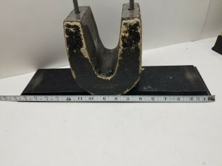 27 Pounds Large Vintage Antique Horseshoe Magnet Science 7 