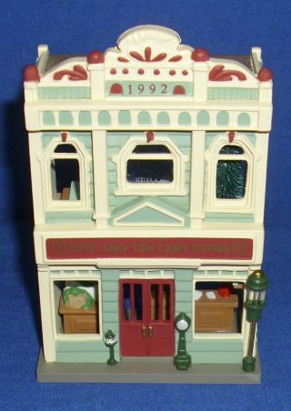 Hallmark Ornament Nostalgic Houses Shops 9 1992 Five and Ten Cent Variety Store 2
