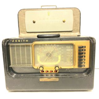 Vintage Zenith Model H500 Trans Oceanic Short Wave Radio - Great
