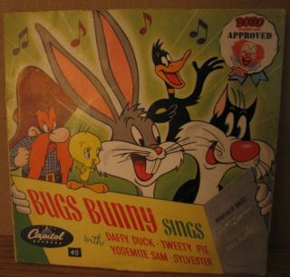 Bugs Bunny 45 Rpm Album: Bugs Bunny Sings.  Ca 1951.  (e, )