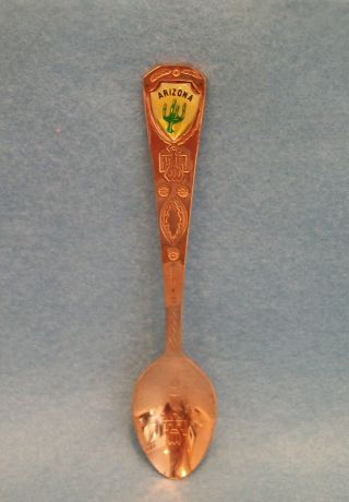 Vintage Copper Arizona Collectible Souvenir Spoon
