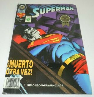 Death Of Superman 1 Comic Dc Spanish Collector 