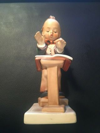 Vintage Goebel Hummel Figurine 129 { Band Leader } / W.  Germany