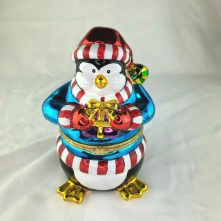 Mr Christmas Penguin Music Box Joy To The World