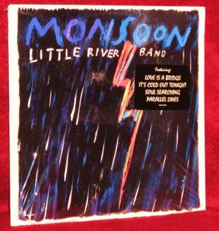 Lp Little River Band Monsoon 1988 Mca W/ Sticker