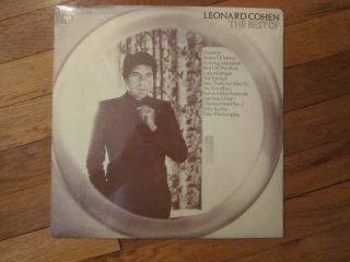 Leonard Cohen The Best Of Vinyl Record 1975