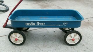 Vintage 1976 Radio Flyer Blue Wagon Usa Bicentennial Edition Rare
