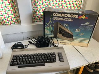 Commodore 64 Vintage Personal Computer W/ Box