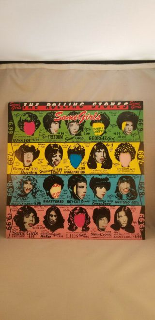 ♫ The Rolling Stones Some Girls Coc39108 1978 With Insert Vinyl Lp Ex