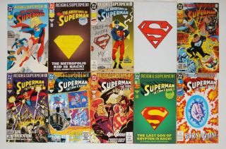 Superman: Reign Of The Supermen Set Of (29) Vf/nm Superboy Action Comics 689