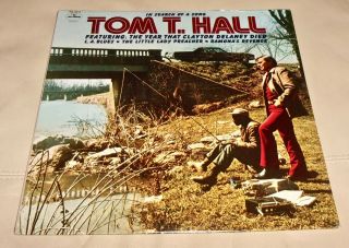 In Search Of A Song By Tom T.  Hall (vinyl Lp,  1972 Usa)
