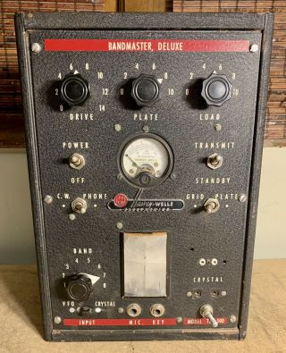 Harvey Wells Electronics Tbs - 50d Bandmaster Deluxe Vintage Ham Radio Transmitter