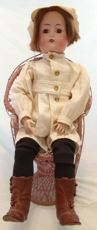 Cuno & Otto Dressel,  1912 - 4,  22 " Antique German Bisque Doll.