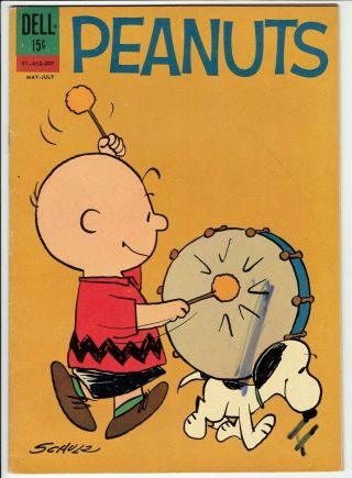 Peanuts 13 (dell Comics 1962) Rare Vintage Issue Charlie Brown Snoopy