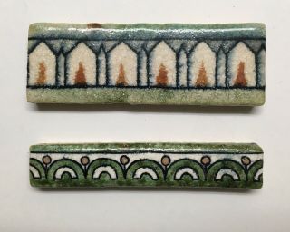 Arts And Crafts/ Art Deco Tiles Made By Flint Faience Tile Company Michigan No.  2
