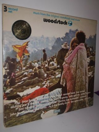 Woodstock Vinyl 3 Record Set Cotillion
