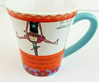 Curly Girl Designs Leigh Standlery Novelty Mug Coffee Cup Save The World