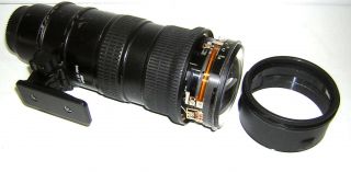 Vintage Nikon ED AF - S VR - NIKKOR 70 - 200mm f/2.  8 For Parts/Repair 3