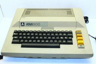 Vintage Atari 800 Home Computer 48K w/ Games and Wico Joystick, 2