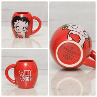 Betty Boop Cartoon Red Coffee Cup Mug By Vandor Euc