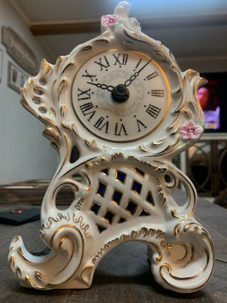 Royal Dux Bohemia Clock 3