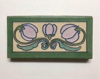 Arts And Crafts Tile Possible Flint Faience Tile Company Michigan No.  3