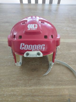 Vtg Cooper Sk2001 Hockey Helmet Goalie Mask Cage Combo Sk2000