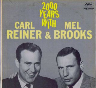 2000 Years With Carl Reiner & Mel Brooks Vinyl Vg/ Outer Sleeve Vg Year Old Man