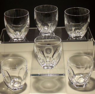 6 Vintage Waterford Crystal Kathleen Old Fashioned Glasses Made In Ireland