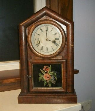 Beehive Shelf Mantel Clock Ansonia Brass & Copper Co.  8 Day Strike 1870s