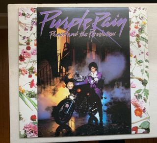Purple Rain,  Prince And The Revolution (vinyl,  1984,  Warner Bros. ),  With Poster