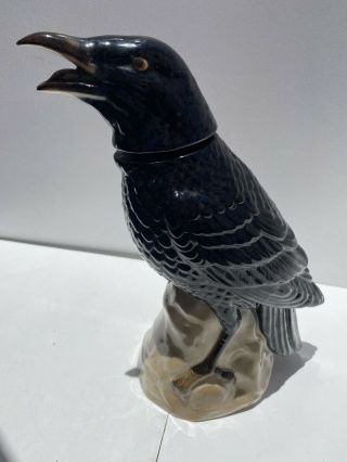 Rare Vintage Tequila Jose Cuervo Crow Decanter Made In Germany Raven Empty