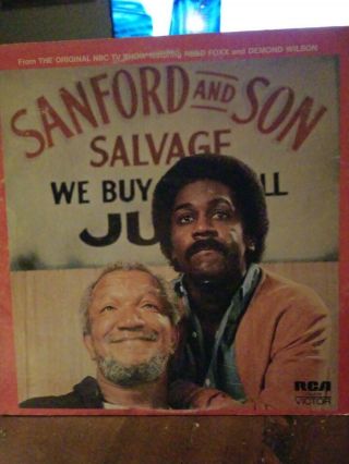 Sanford And Son Vinyl Lp Nbc Tv Show Quincy Jones Intro 1972 Mono