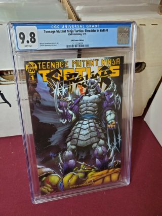 Tmnt: Shredder In Hell 1 Cgc 9.  8 Crees Variant - 1 Of 750 Exclusive