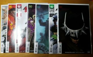 Batman Who Laughs 1 - 7 Plus Grim Knight 1 Regular And Variant Covers 9 Book Set